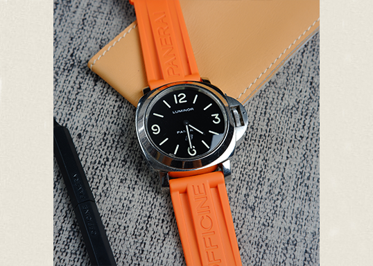 Panerai orange rubber on sale strap